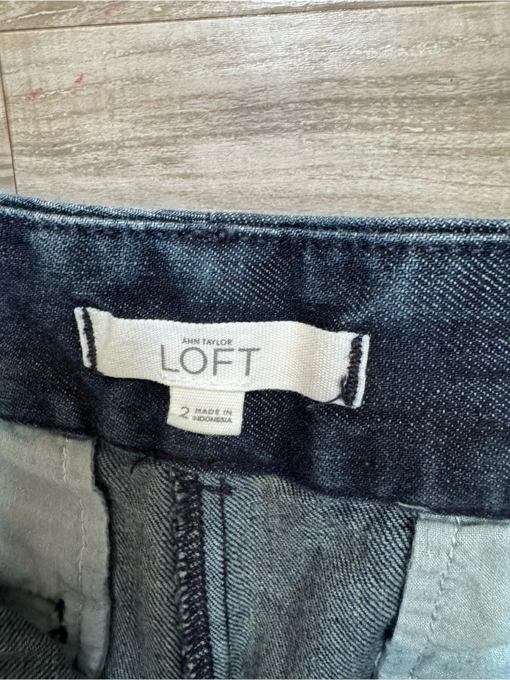 LOFT Denim Short Shorts